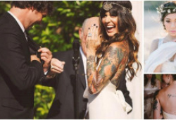Почему невесты на день свадьбы делают татуировки и как их выбрать